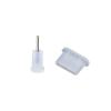 Transparent Dust Port Plug Set for Motorola Moto G15 view 1