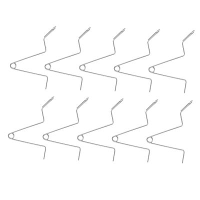 Abaodam 10-Piece Stainless Steel Beehive Connection Clips, Lightweight Compact Fixing Clips for Easy Attachment and Secure Transport of Beehive Components