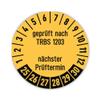 Inspection Stickers, 30 mm, 15-Pack, Yellow, 2025–2030 view 1
