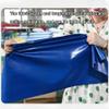 Large PVC Tarpaulin Fish Pond, Foldable Rectangular Pool with Drain view 3