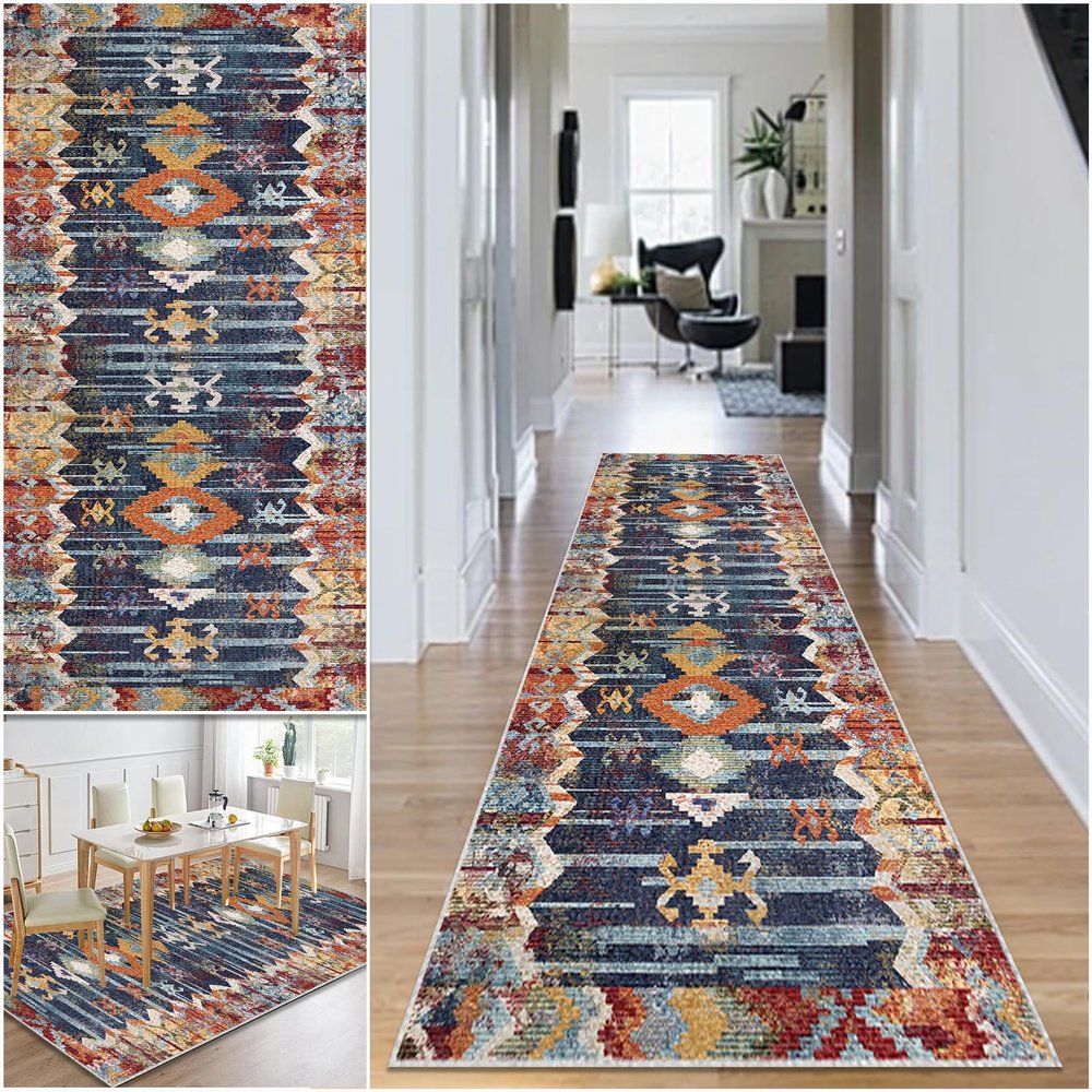 Washable Non-Slip Runner Rug, 65 x 450 cm