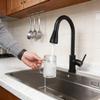 Black Kitchen Faucet with Pull-Down Spray, 3 Modes view 2