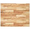 Bucmath Rectangular Tabletop 100 x 80 x 4 cm, Solid Acacia Wood, Natural Finish view 2