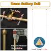 AMUFJJ Adjustable Picture Hanging Rail Set for Gallery Walls, Temporary Frame Hanger Kit for Hallways, Hotels and Exhibition Rooms (1.8 m/5.9 ft Rail, 1.5 m/4.9 ft Chain) view 3