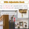 AMUFJJ Adjustable Picture Hanging Rail Set for Gallery Walls, Temporary Frame Hanger Kit for Hallways, Hotels and Exhibition Rooms (1.8 m/5.9 ft Rail, 1.5 m/4.9 ft Chain) view 4