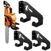 XZHXFX Chainsaw Hangers, Wall-Mounted Organizer with Protective Pads, 3-Pack view 1