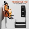 XZHXFX Chainsaw Hangers, Wall-Mounted Organizer with Protective Pads, 3-Pack view 2