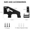 XZHXFX Chainsaw Hangers, Wall-Mounted Organizer with Protective Pads, 3-Pack view 4