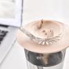 Dayysiuy Silicone Coffee Cup Lids with Straw Opening view 2