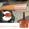 Copper Pipe Cleaning Brush Set for Drills view 2