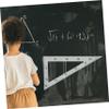 TEHAUX Magnetic Transparent 60-Degree Drawing Triangle and Protractor Ruler for Whiteboards view 4