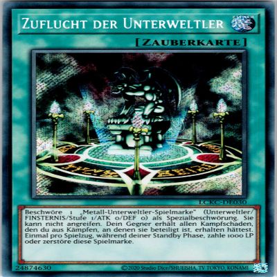 Lair of Darkness - LCKC-DE030 - Secret Rare - German - Yu-Gi-Oh! - Legendary Collection Kaiba Mega Pack - with RC Field Center