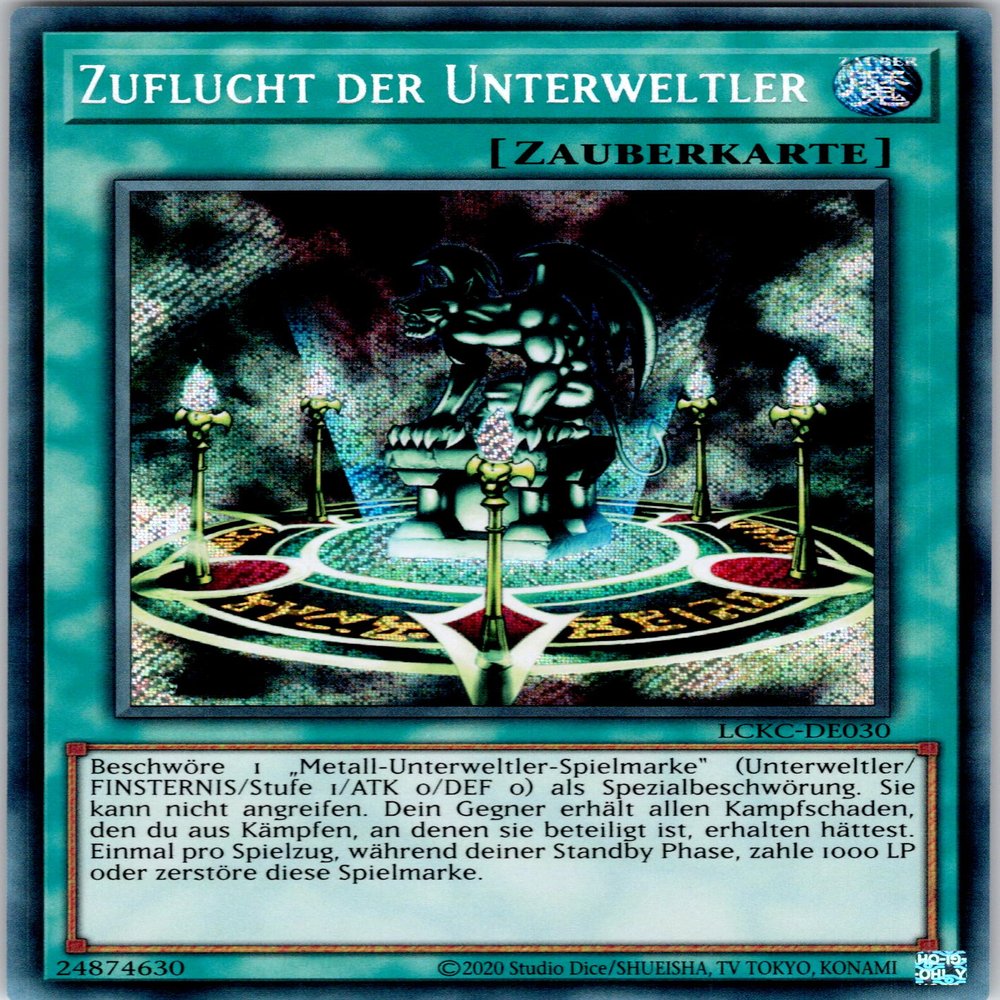 Lair of Darkness - LCKC-DE030 - Secret Rare - German - Yu-Gi-Oh! - Legendary Collection Kaiba Mega Pack - with RC Field Center