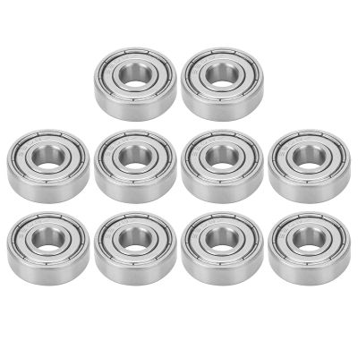 S608Z Stainless Steel Ball Bearings 8x22x7mm, 10-Pack