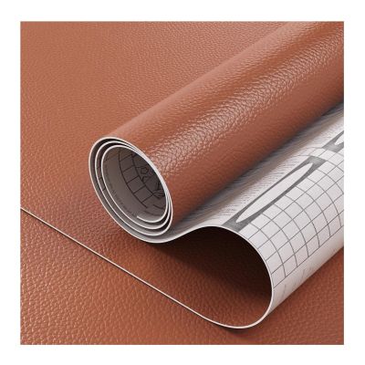 Self-Adhesive Faux Leather Repair Patch Roll, Light Brown, 500 x 60 cm
