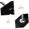 SOIMISS Portable Iron Gaming Hand Frame Holder for Racing Games, Black, with USB Linear Simulation for PS Consoles view 3