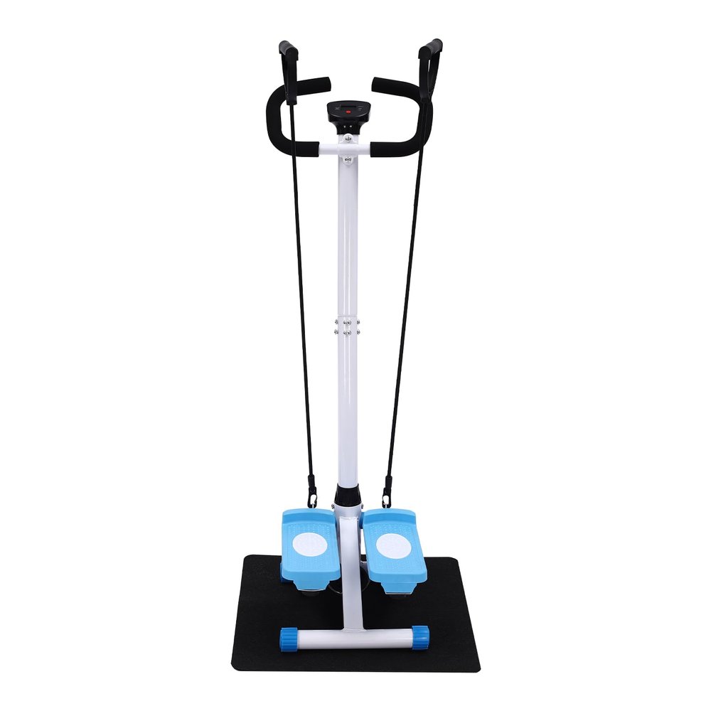 Fitness Stepper with Handlebar and Display, 150 kg Capacity