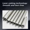 Galvanized Steel Conveyor Rollers, 38 mm Diameter, 300–1000 mm Length, Transfer Rollers for Woodworking and Pet Fences, 50 mm Diameter, 4-Pack view 2