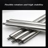 Galvanized Steel Conveyor Rollers, 38 mm Diameter, 300–1000 mm Length, Transfer Rollers for Woodworking and Pet Fences, 50 mm Diameter, 4-Pack view 3