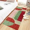 ZDYHMrj Red and Green Non-Slip Washable Runner Rug, 43.3 x 98.4 in view 4