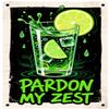 JIUFOTK Vintage Metal Sign, PARDON MY ZEST 2, 8 x 12 in view 1