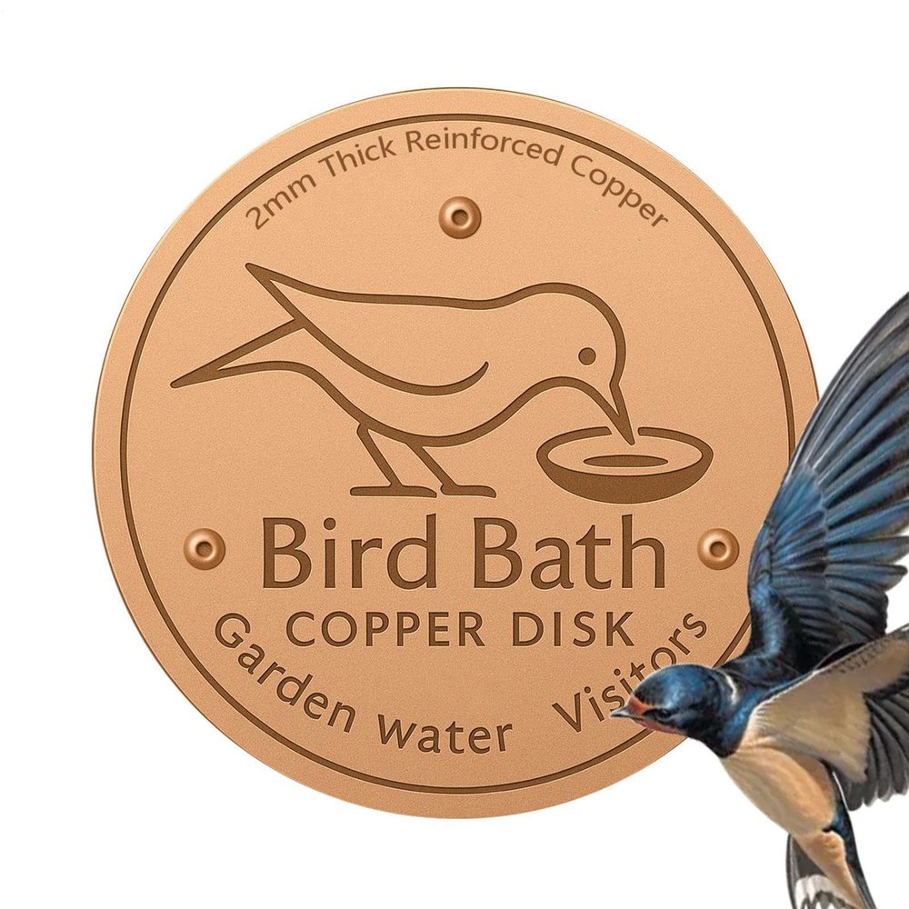 Birdbath Water Disc with Three-Point Support