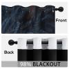 MULERN Gray-Red Galaxy Dragon Wolf Blackout Curtains, 2-Piece Set, 137 x 117 cm view 4