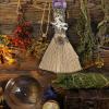Halloween Witch Broom for Home Decor, Cleansing, and Healing view 4