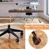 Transparent PVC Chair Mat for Hard Floors, 2 mm, 30 × 30 cm to 160 × 350 cm (60 × 250 cm) view 3