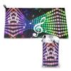 EZDLOWVBA Cool Music Print Quick-Dry Towel, 2-Pack view 1
