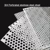 304 Stainless Steel Perforated Metal Sheet, Decorative, Weather-Resistant, 33.4 × 78.7 in view 2