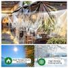 Generic Waterproof Transparent 0.35 mm PVC Tarp with Eyelets, 1.6 m, 1.7 m, 1.8 m, 2.2 m or 2.6 m, 50 cm Spacing, 400 g/(1.5 x 3.0 m) view 2