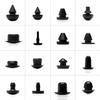 Black T-Shaped Silicone Hole Plugs, 50 Pieces (10 Pcs, FC-035-T) view 1
