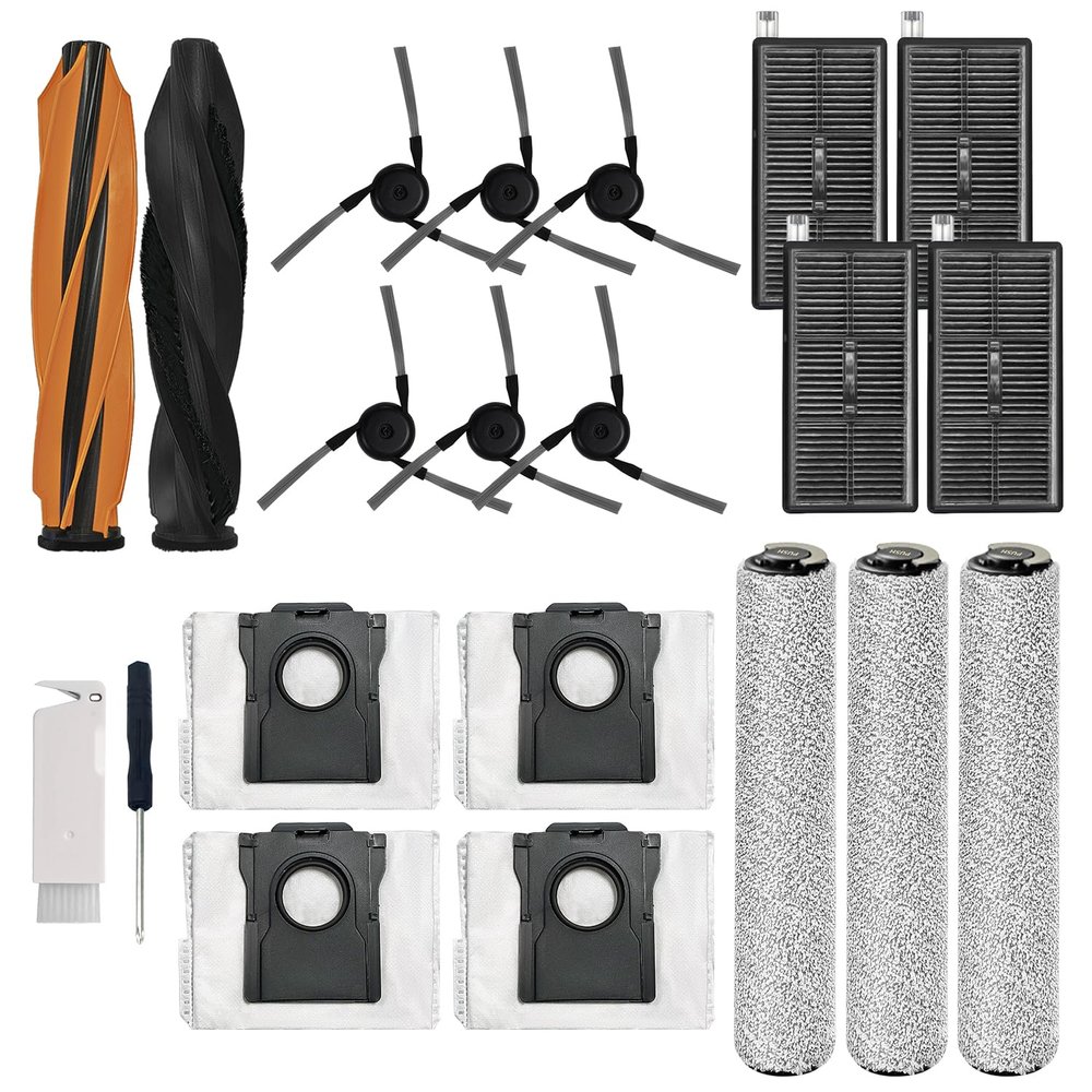 Replacement Accessory Kit for Dreame Aqua10 Ultra Roller Robot Vacuum