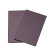 1 Pc 75 x 125 mm 3K Colored Carbon Fiber Plate, Red and Silver Woven Fabric, Glossy/Matte Finish (75 x 125 x 4.0 mm, Glossy) view 1