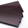 1 Pc 75 x 125 mm 3K Colored Carbon Fiber Plate, Red and Silver Woven Fabric, Glossy/Matte Finish (75 x 125 x 4.0 mm, Glossy) view 3