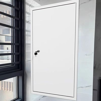 Blazea Large Inspection Hatch for Drywall Walls with Key and Lock, Sound-Insulated, 50 x 70 cm