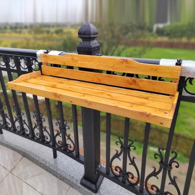 Adjustable Folding Balcony Railing Table