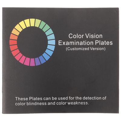 GALPADA Color Blindness Test Book for Vision Testing, English Version