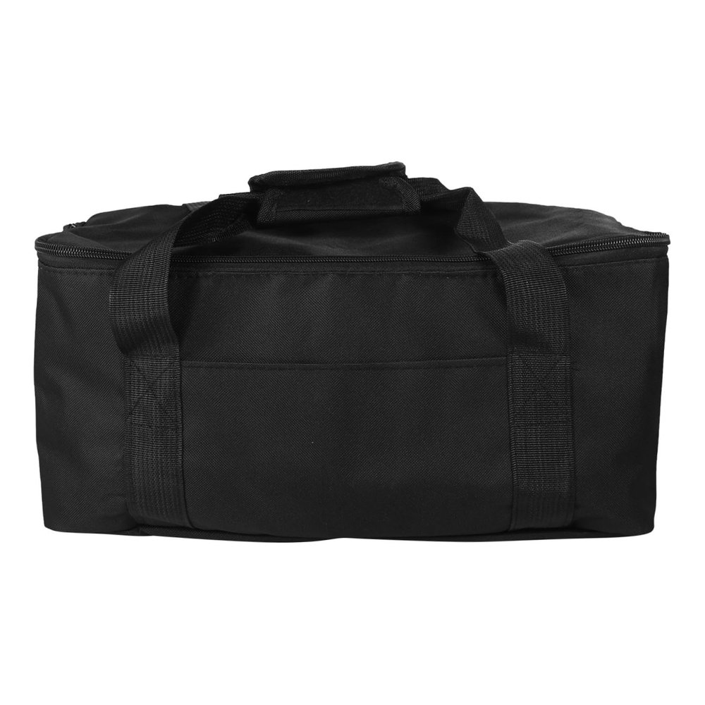 Ciieeo 12L Insulated Oxford Cloth Lunch Bag, Black