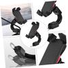 Motorcycle Rearview Mirror Phone Holder for Smartphones, Black, 360° Rotating view 3