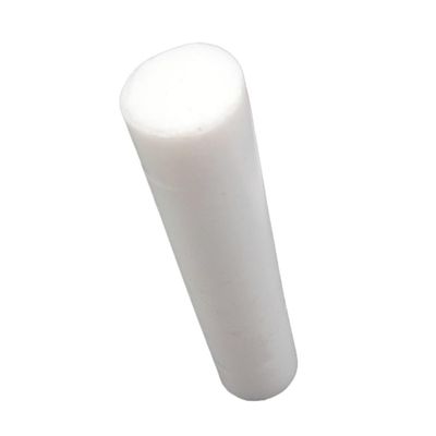 1-Piece High-Hardness White Nylon Plastic Round Rod for Model Making, 100/250/500 mm (100 x 40 mm)