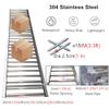 Portable Lightweight Gravity Roller Conveyor with Flow Rail and Skate Wheels view 2