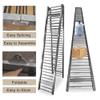 Portable Lightweight Gravity Roller Conveyor with Flow Rail and Skate Wheels view 4