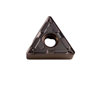 10-Piece CNC Turning Inserts, Triangular Carbide Lathe Cutters for Stainless Steel (TNMG160408-MQ)