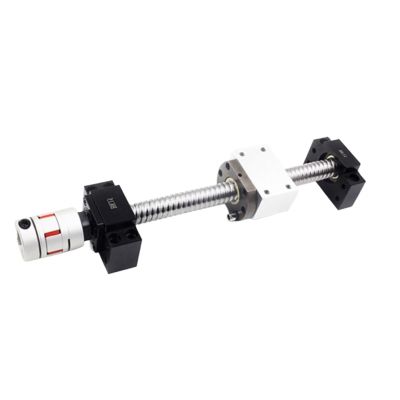 1605 Set: C7 Ball Screw, Machined End + Nut + Housing + Coupling for CNC Parts (300 mm)