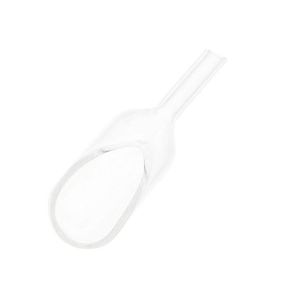 VALICLUD Lab Weighing Funnel, Glass, 15 x 40 mm, Clear Weighing Spoon with Funnel Neck for Precise Powder Transfer