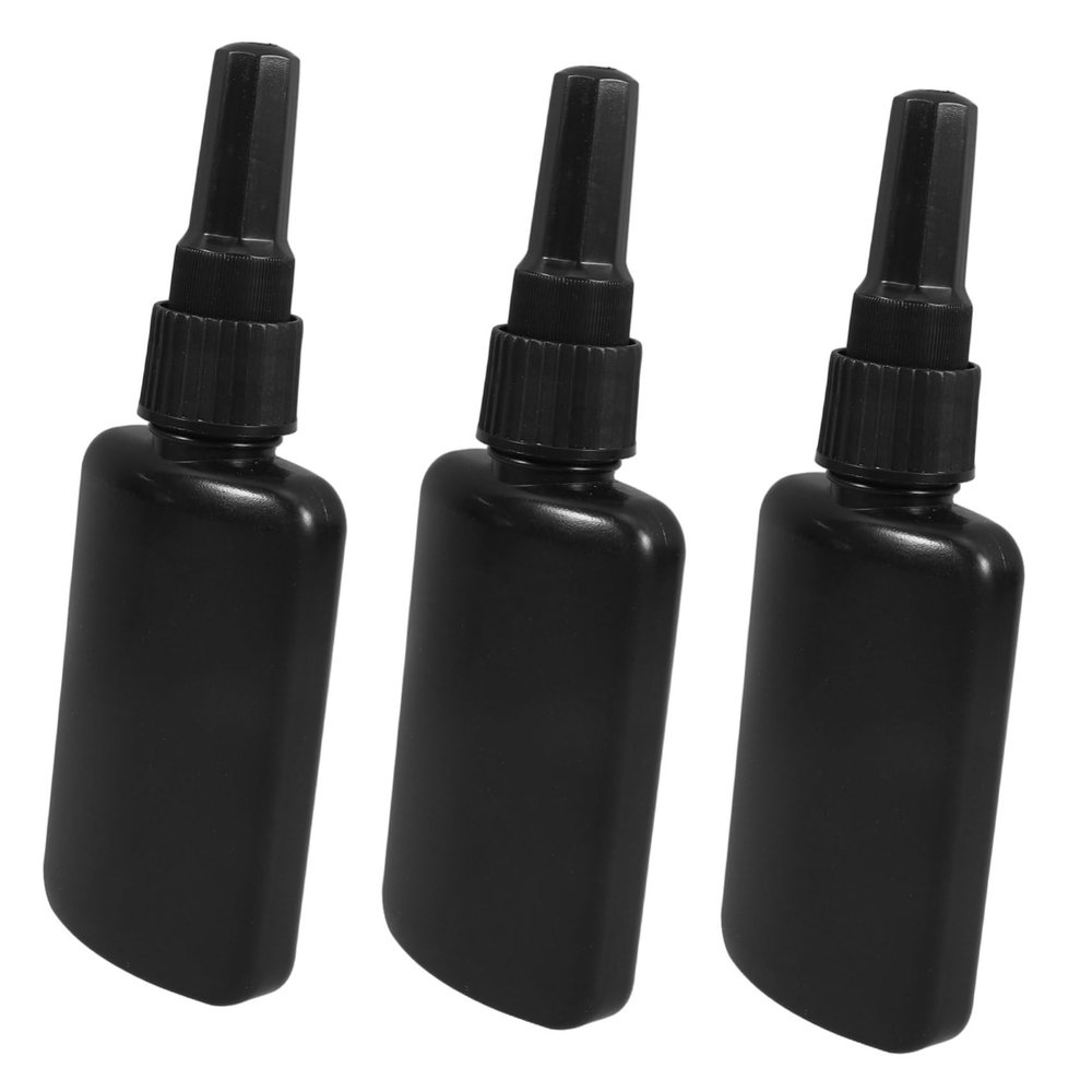 3-Pack Opaque Plastic Squeeze Bottles, 50 mL, for Adhesives