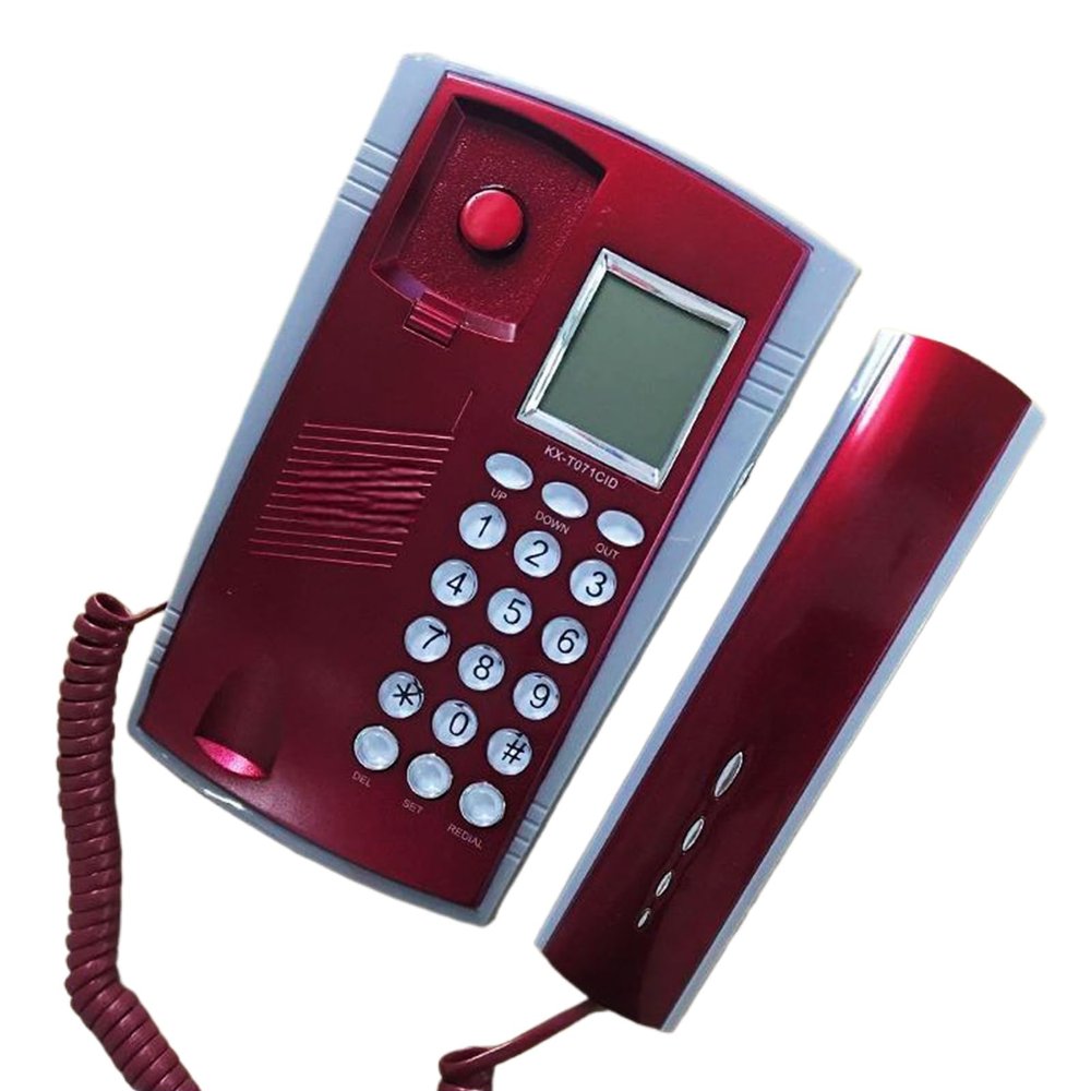 Geavonyg KX-071 Corded Landline Phone with LED Caller Display