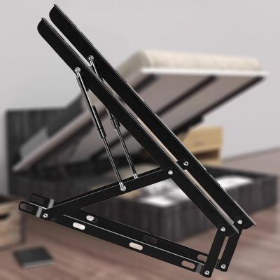 HeavyDuty Hydraulic Lifting System for Storage Bed and Cabinet, 100 cm, Black